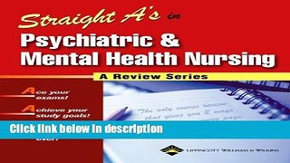 Ebook Straight A s in Psychiatric and Mental Health Nursing Free Online