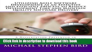 Books Utilizing Agile Software Development as an Effective and Efficient Process to Reduce
