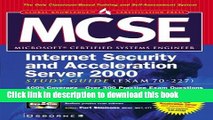 Ebook MCSE ISA Internet Security and Acceleration Server 2000 Study Guide (Exam 70-227) with CDROM