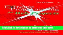 Books Extreme Programming for Web Projects Full Online
