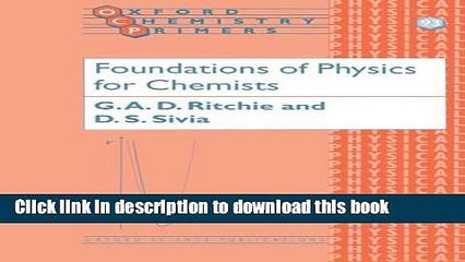Ebook Foundations of Physics for Chemists Full Online