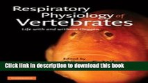 Ebook|Books} Respiratory Physiology of Vertebrates: Life With and Without Oxygen Full Online