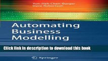Download  Automating Business Modelling: A Guide to Using Logic to Represent Informal Methods and