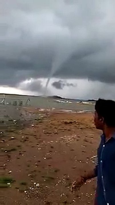 Water Cyclone in Karimnagar District | Tornado in Karimnagar Dam