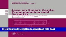 Ebook|Books} Java on Smart Cards: Programming and Security: First International Workshop, JavaCard