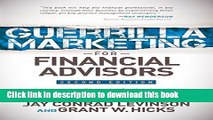 Ebook Guerrilla Marketing for Financial Advisors: Transforming Financial Professionals through
