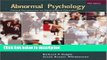 Ebook Abnormal Psychology: Clinical Perspectives On Psychological Disorders Full Online