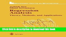 [Read PDF] Regression Analysis: Theory, Methods, and Applications (Springer Texts in Statistics)