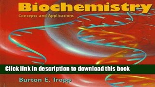 Ebook Biochemistry: Concepts and Applications Full Online