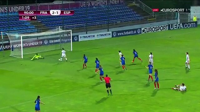 Finale Euro U19 : le raté du siècle pour la capitaine de l'Espagne !