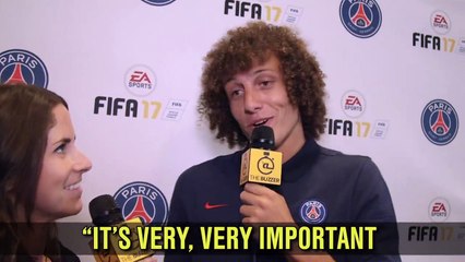 David Luiz approves of his character in EA SPORTS FIFA '17, especially the hair.