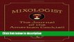 Ebook Mixologist: The Journal of the American Cocktail Free Online