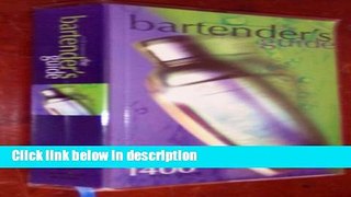 Books The Bartender s Guide (Over 1400 Recipes) Free Online