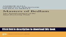 Books Masters of Bedlam: The Transformation of the Mad-Doctoring Trade (Princeton Legacy Library)