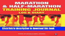 Books Marathon   Half-Marathon Training Journal: Log   Diary for Runners Free Online