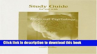 Ebook Student Study Guide to accompany Nolen Abnormal Psychology Free Online