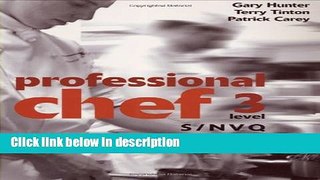 Ebook Professional Chef - Level 3 - S/NVQ Free Online