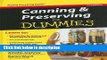 Ebook Canning   Preserving for Dummies 2nd Edition (Thorndike Health, Home   Learning) Free Download