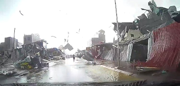 Possible Tornado Rips Through Industrial Zone in Northern Vietnam
