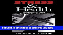 Ebook Stress   Health: Biological and Psychological Interactions Free Online