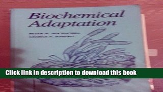Ebook Biochemical Adaptation (Princeton Legacy Library) Full Online