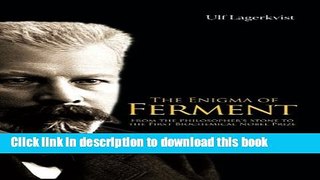 Books Enigma Of Ferment, The: From The Philosopher s Stone To The First Biochemical Nobel Prize