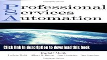 Books Professional Services Automation: Optimizing Project   Service Oriented Organizations Full