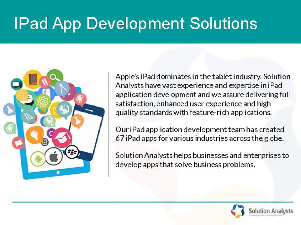 iPad App Development Company, Hire iPad App Developers- Solution Analysts