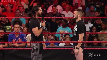 Finn BÃ¡lor silences Seth Rollins- Raw, Aug. 1, 2016