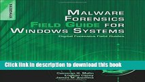 Ebook Malware Forensics Field Guide for Windows Systems: Digital Forensics Field Guides Full