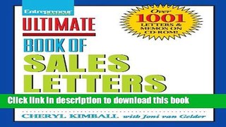 PDF  Ulimate Book of Sales Letters  Online