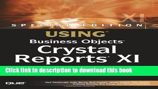 Download  Special Edition Using Business Objects Crystal Reports XI  Free Books
