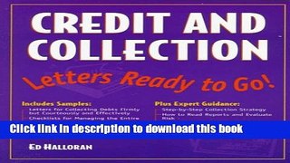 Download  Credit and Collection : Letters Ready to Go!  Free Books