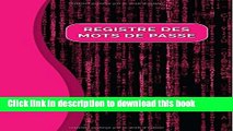 PDF  Registre des mots de passe: password - rose (French Edition)  Free Books