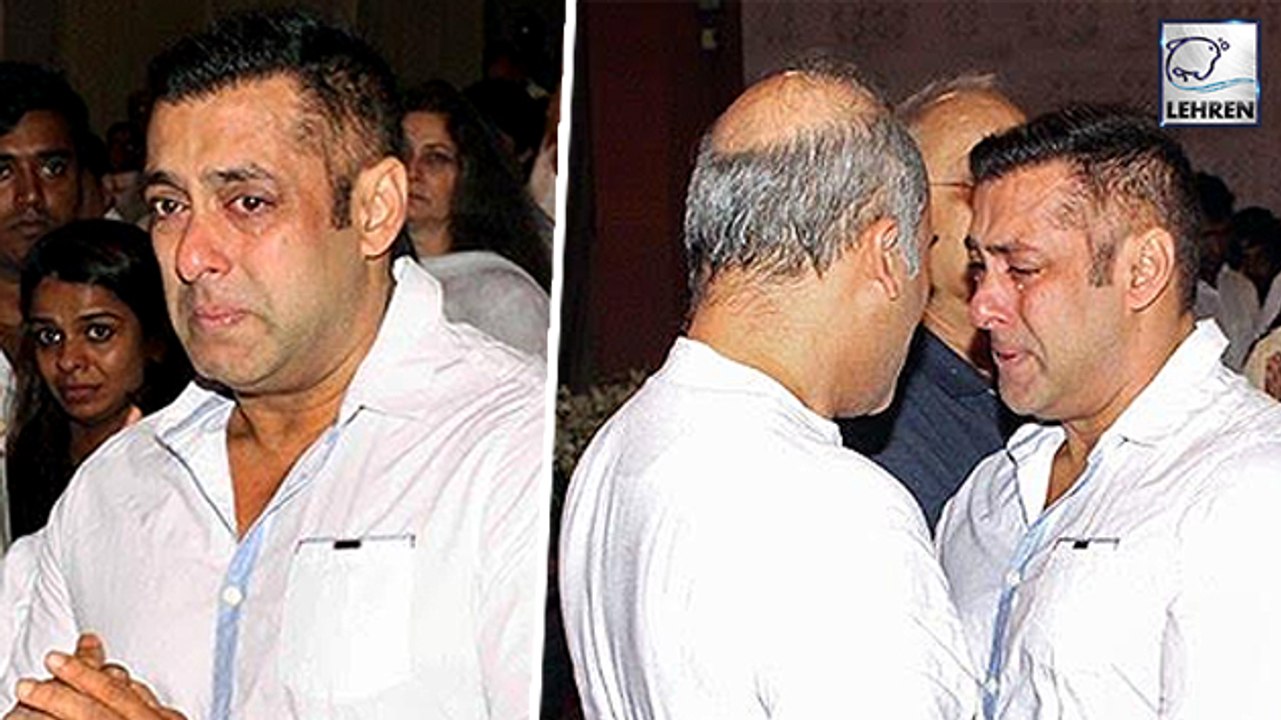 Salman Khan CRYING At Rajjat Barjatya's Prayer Meet
