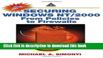Books Securing Windows NT/2000: From Policies to Firewalls Free Online
