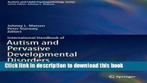 Books International Handbook of Autism and Pervasive Developmental Disorders (Autism and Child