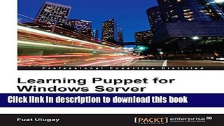 Ebook Learning Puppet for Windows Server Free Online