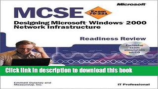 Ebook MCSE Designing a Microsoft Windows 2000 Network Infrastructure Readiness Review; Exam 70-221