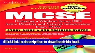 Books MCSE Designing a Windows Server 2003 Active Directory and Network Infrastructure(Exam