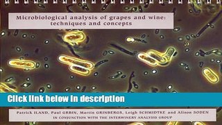 Books Microbiological Analysis of Grapes and Wine: Techniques and Concepts Full Online
