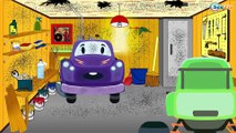 Cars Cartoons for children. The Police Car with Construction Trucks & Emergency Vehicles