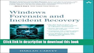 Books Windows Forensics and Incident Recovery Full Online