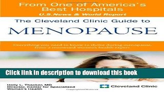 Ebook The Cleveland Clinic Guide to Menopause (Cleveland Clinic Guides) Free Online