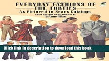 Ebook|Books} Everyday Fashions of the Forties As Pictured in Sears Catalogs (Dover Fashion and