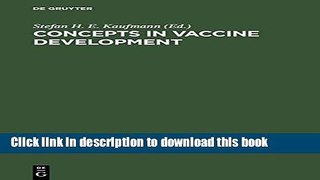 Ebook Concepts in Vaccine Development Full Online