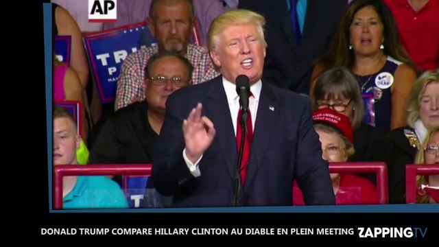 Donald Trump traite Hillary Clinton de diable en plein meeting