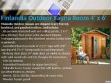Best quality finlandia outdoor saunas from The Sauna Place
