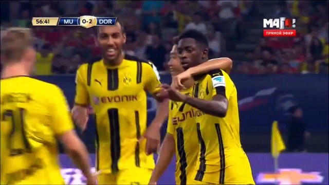 Ousmane Dembélé | Manchester United 0 - 3 Borussia Dortmund