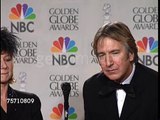 Alan Rickman at the 54th Golden Globe Awards - 19/01/1997